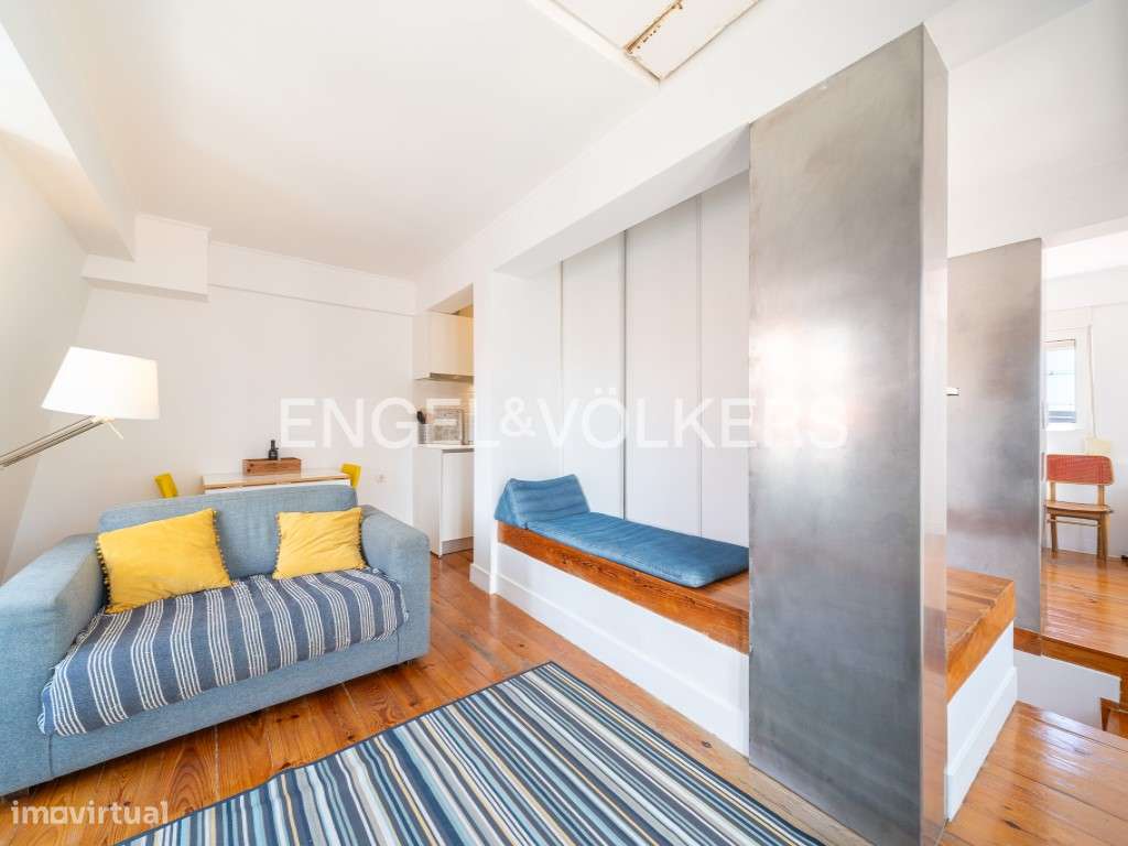 Apartamento T1 com Terraço Privativo na Avenida da Liberdade-3