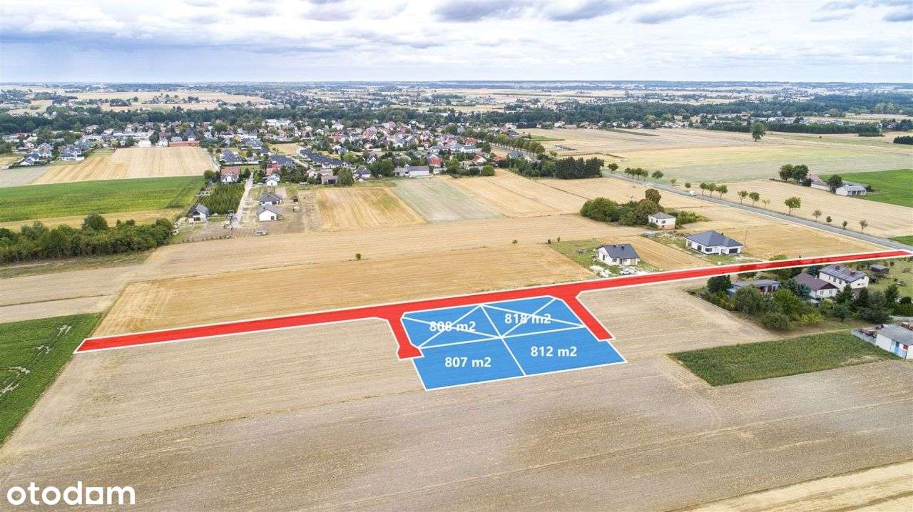 Ładne, 8-arowe działki przy ul. Bychawskiej-3