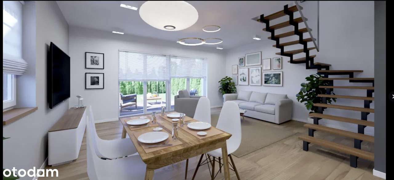 Gotowy Dom, 4 pok. poddasze 44m2, ogród, 2 MP-5