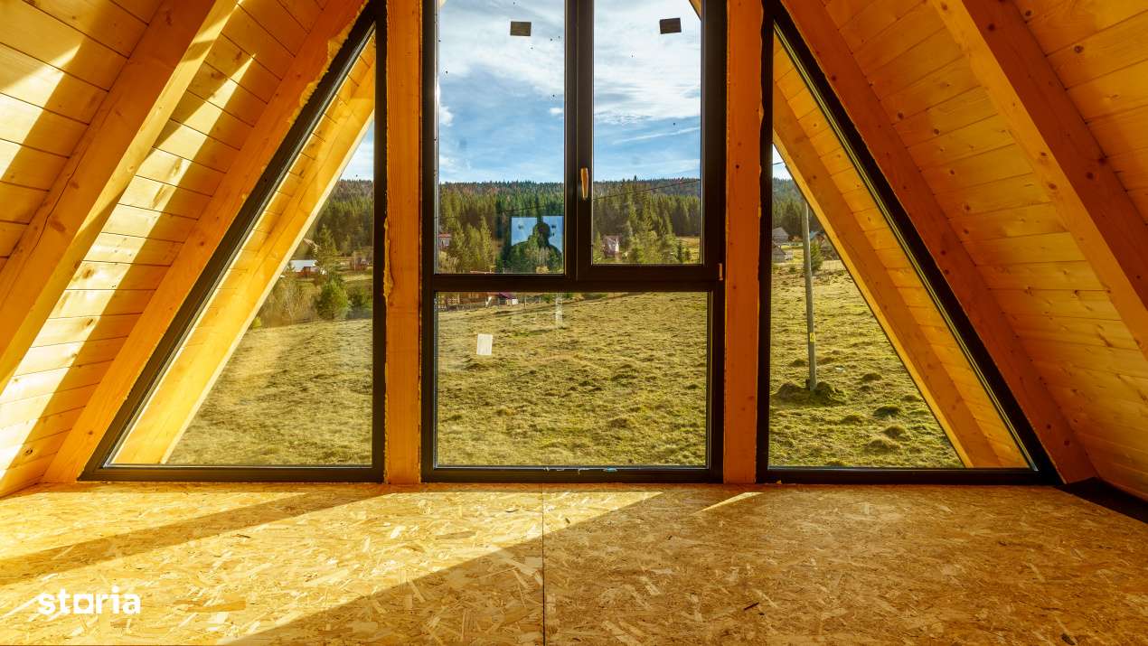 Doua cabane A-Frame, Smida-18