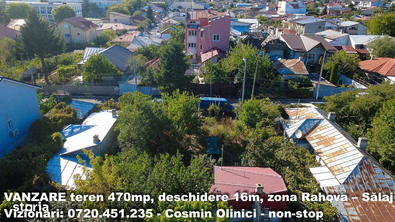 Teren 470 mp, deschidere 16 m – Zona Rahova–Salaj, Str. Oltului - Imagine principală: 4/14