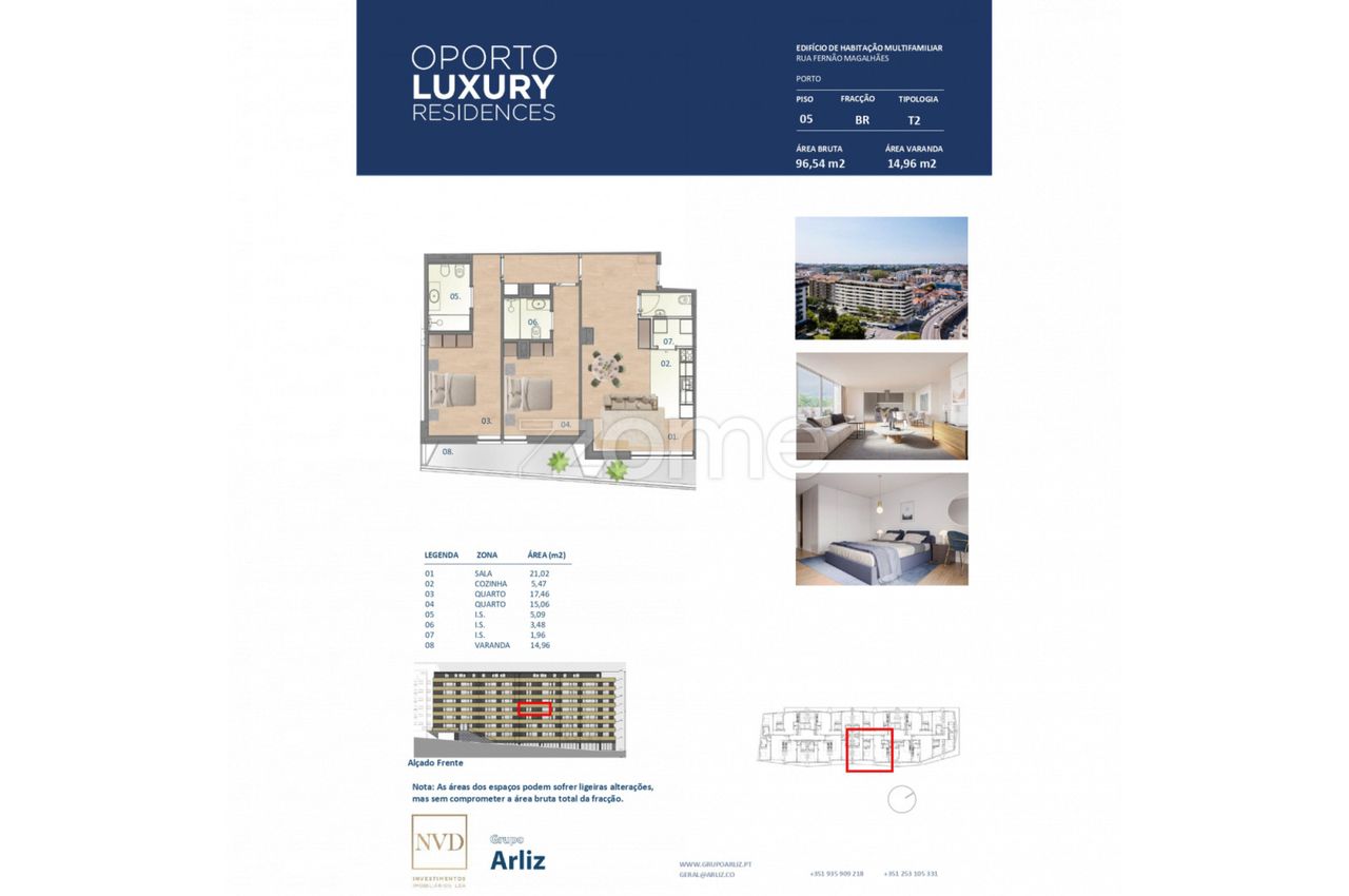 Novo empreendimento Oporto Luxury Residences - Apartamento T2