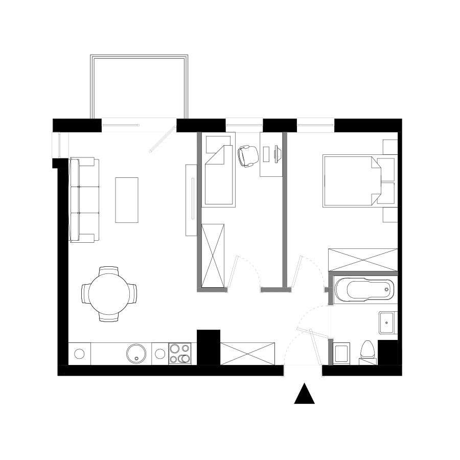 Nowoczesne mieszkanie w skandynawskim stylu, piękn - Pełny obrazek: 5/5