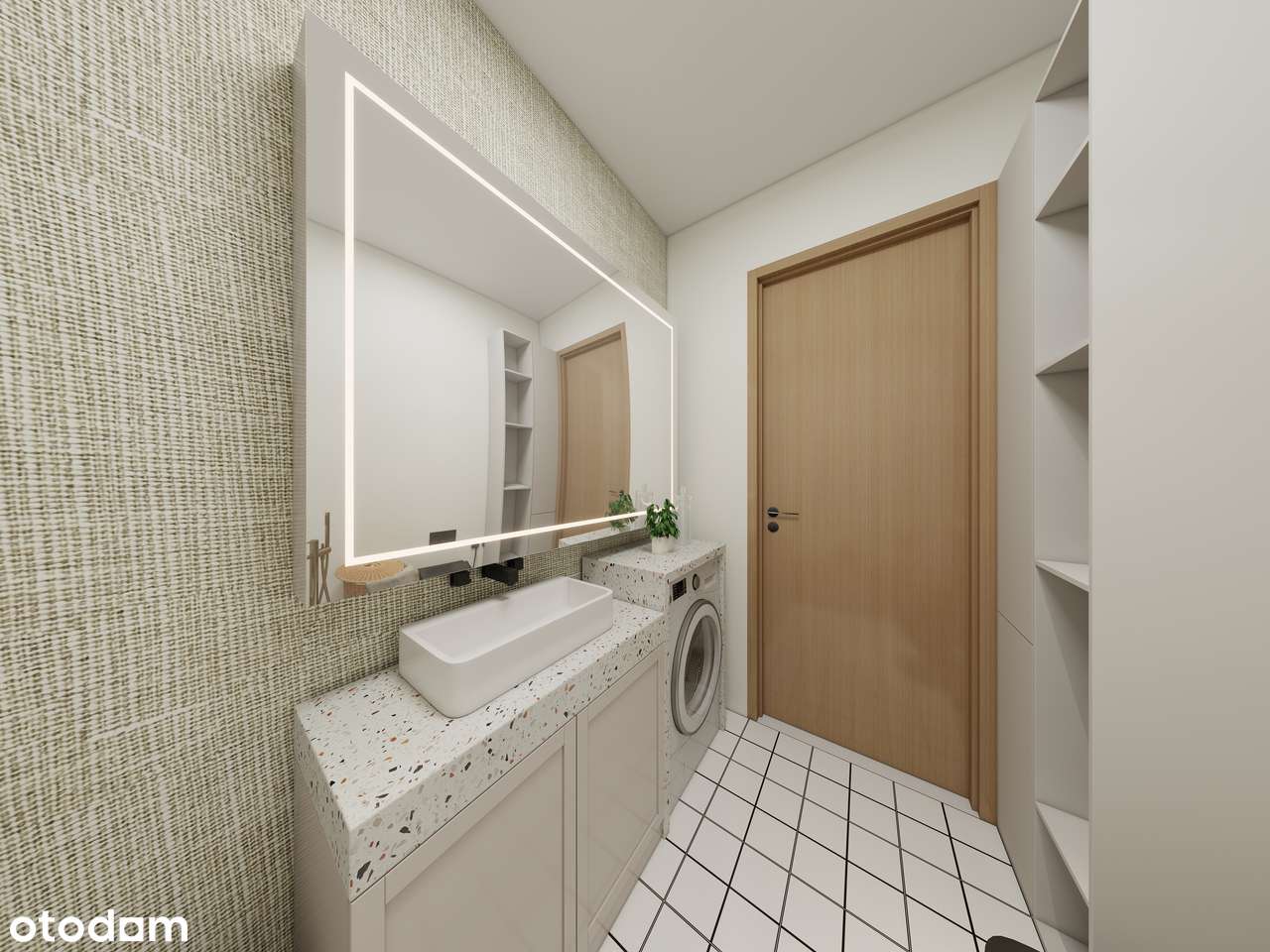 Nowoczesny szeregowiec w Miękini – funkcjonalny układ i ogródek-11