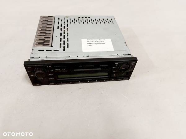 VOLKSWAGEN PASSAT B5 RADIO FABRYCZNE GAMMA 1J0035186D - 1