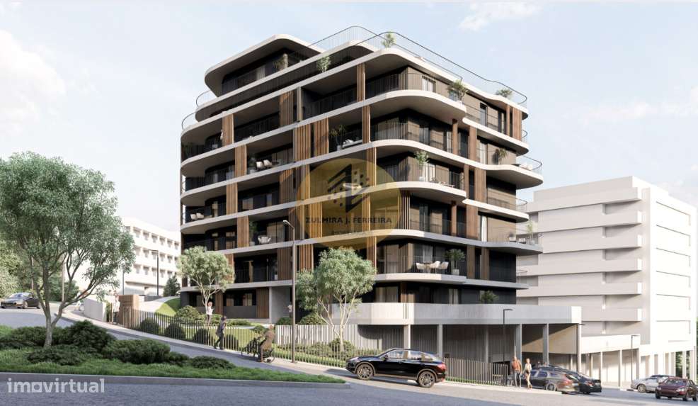 Apartamento T2 com varanda, garagem, Gaia-15