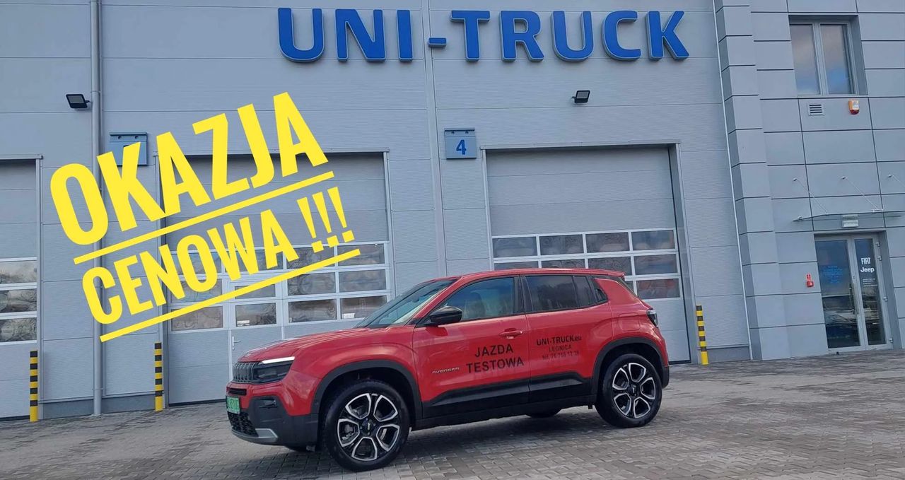 Jeep avenger Od Ręki- OKAZJA CENOWA - W Pełni Elektryczny ! ! !