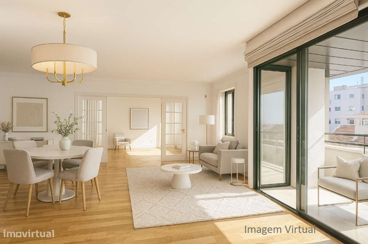 Apartamento Exclusivo T3 + 2 no Prestigiado Pátio Bagatela – Amoreiras - Grande imagem: 4/30