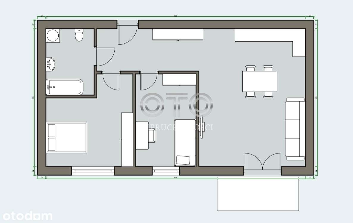 3 pokoje/Balkon/Zielona Okolica/Nowe Budownictwo - Pełny obrazek: 5/5