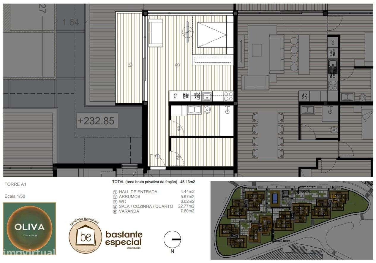 Empreendimento Oliva EcoVillage - T0+1-7