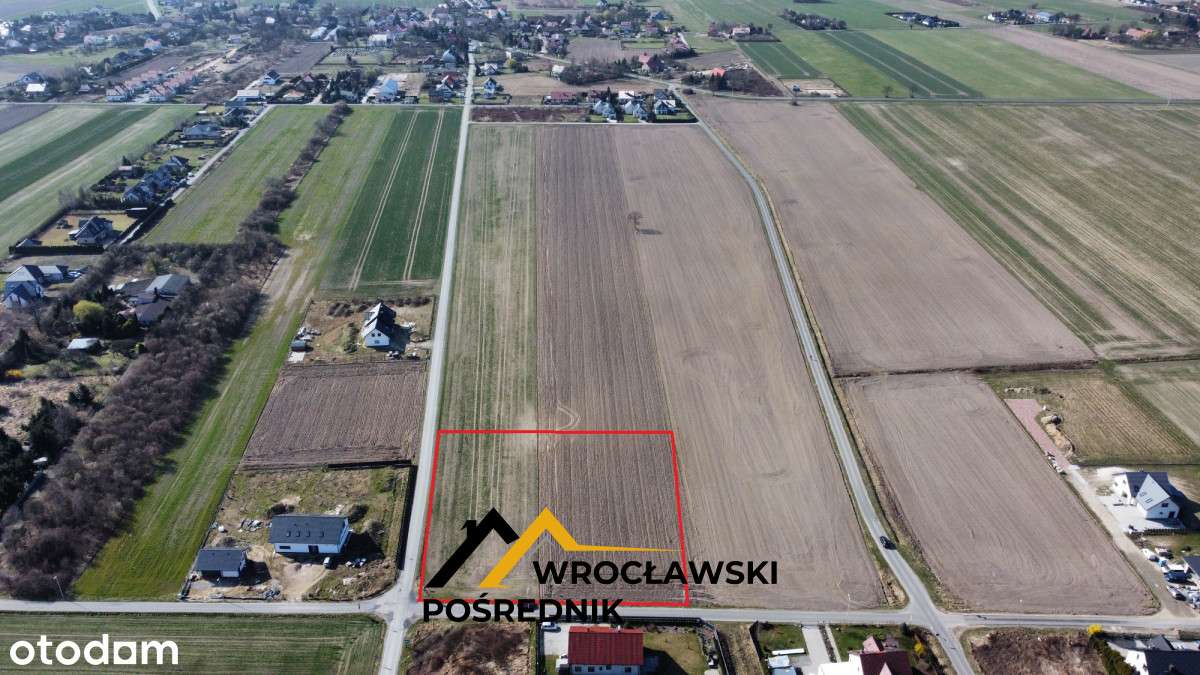 Działka Budowalna Krępice | 20 min od Wrocławia |-0