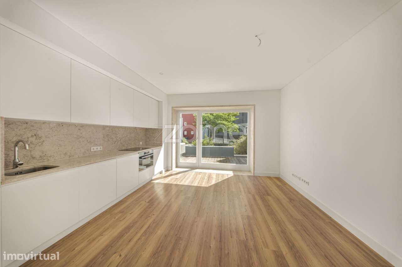 T1 com Terraço para Jardim - Grande imagem: 3/17