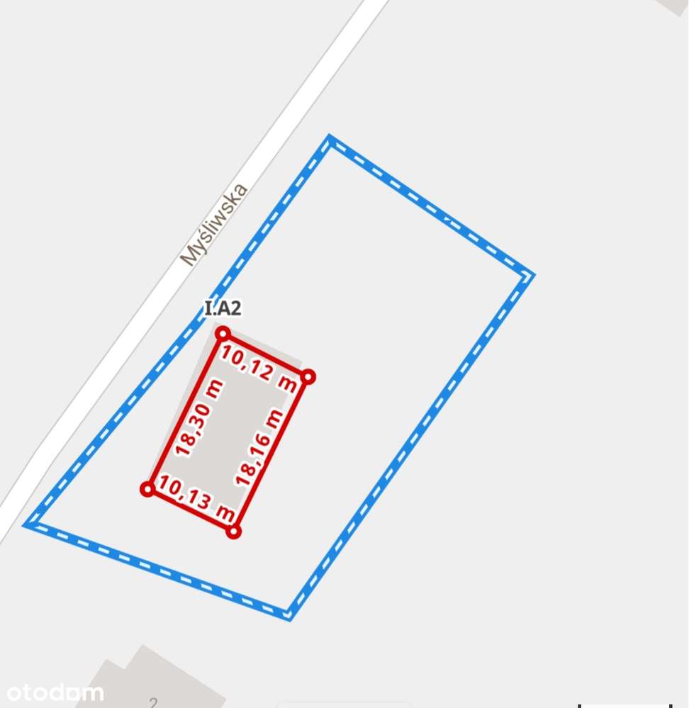 Działka budowlana z budynkiem - mieszkaniowo usługowa-4