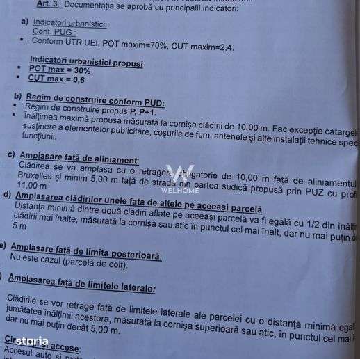 Teren industrial, foarte bine pozitionat, PUD aprobat, str. Buxelles - - Imagine principală: 4/9