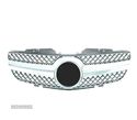 GRELHA FRONTAL SPORT AMG PARA MERCEDES SL R230 01-06 CROMADA PRATA - 2