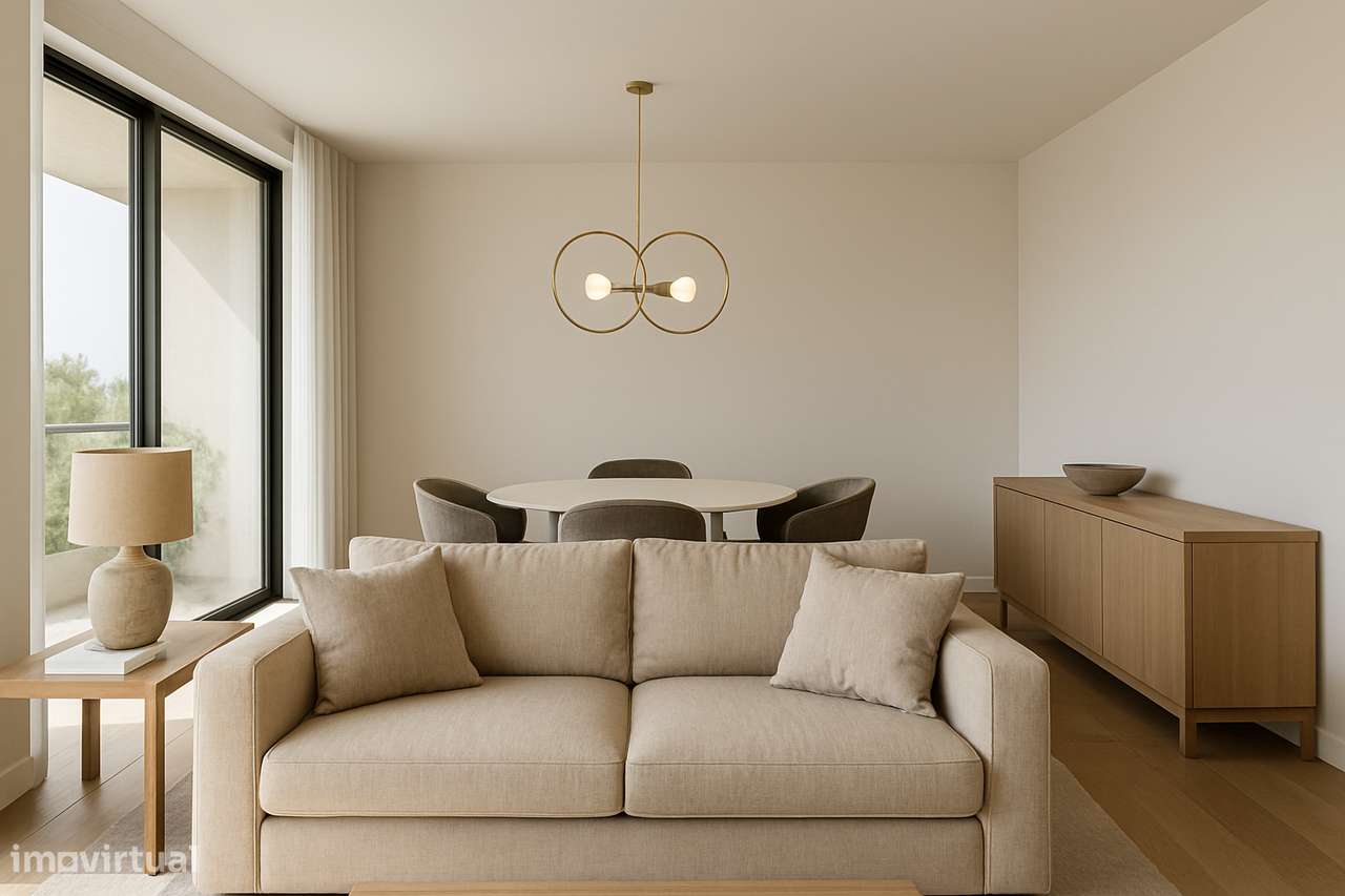 Apartamento T1+1 Novo em Canidelo – Vista para o Estuário do Douro - Grande imagem: 3/11