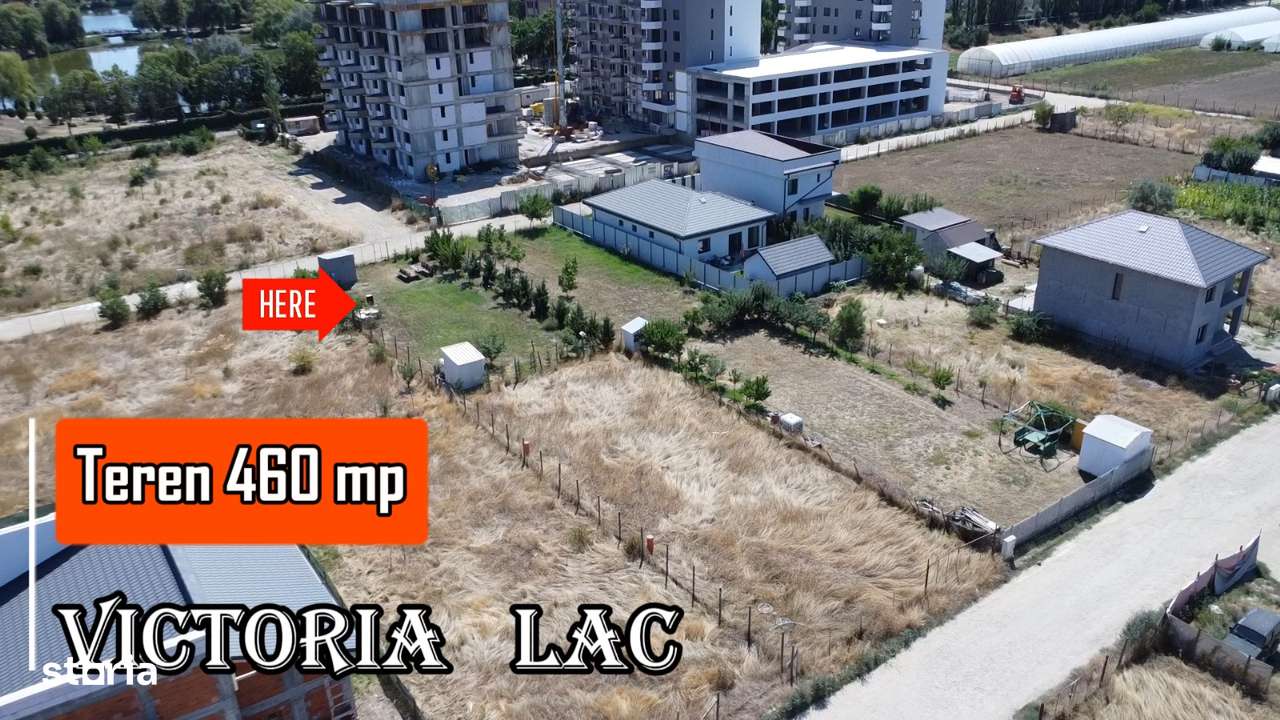 Teren intravilan 460mp., cu utilitati , zona Victoria Lac - Imagine principală: 2/5