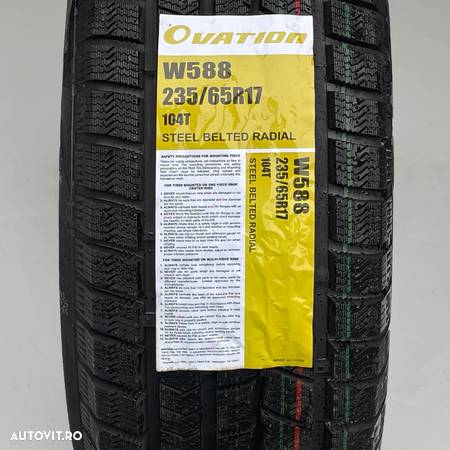 235/65 R17, Ovation W588 104T, Iarna M+S "cu CASCO Inclusiv" - 2