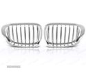 GRELHAS FRONTAIS PARA BMW E46 COUPE + CABRIO 99-03 CROMADO - 1