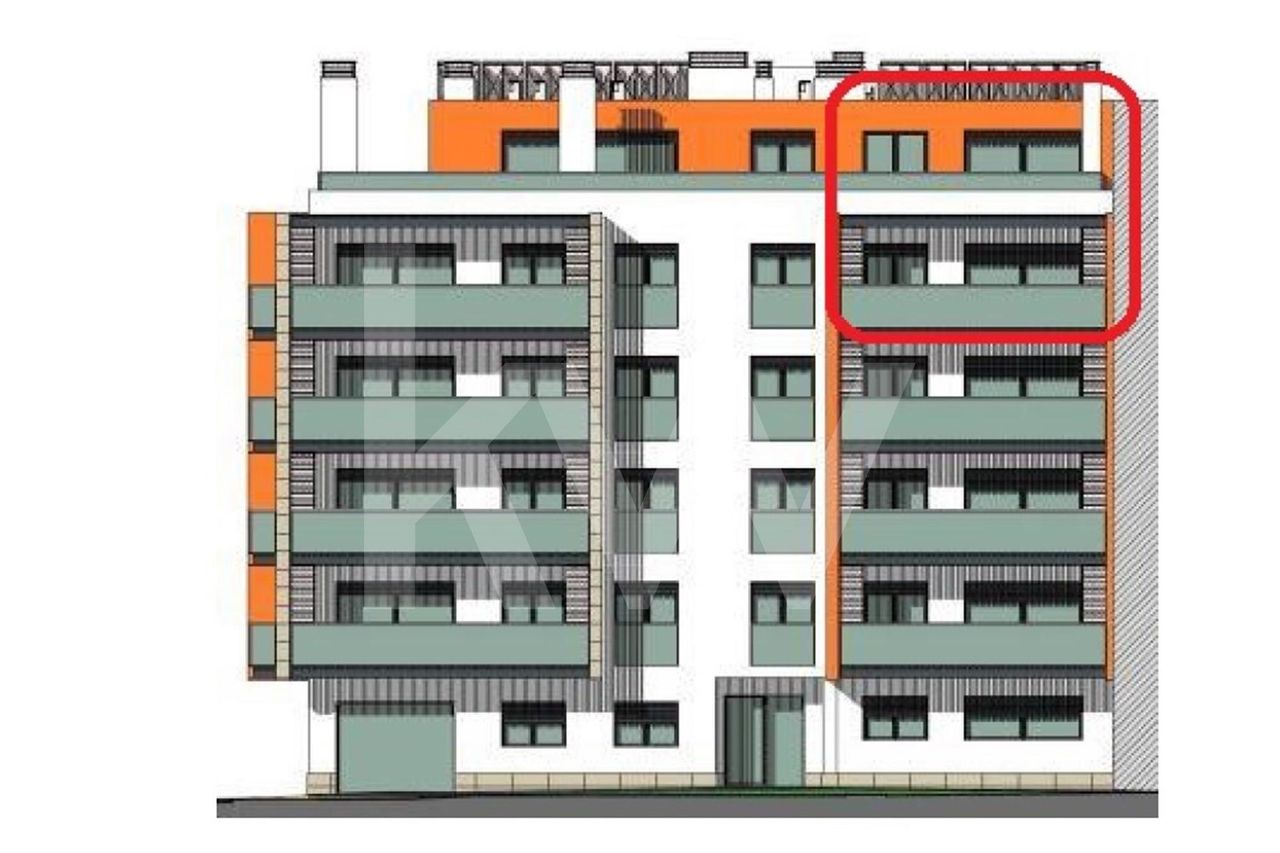 Apartamento T2+2 Duplex em construção. Acabamentos de luxo. Terraço. L