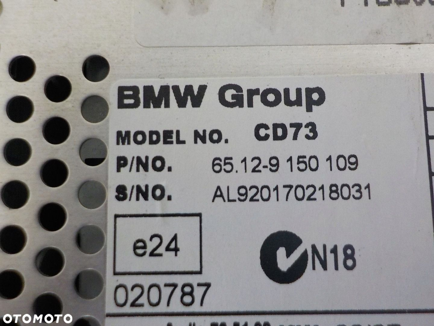 BMW E90 RADIO FABRYCZNE PROFESSIONAL CD 9150109 - 2