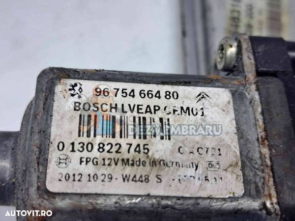 Macara electrica geam stanga spate Peugeot 308 [Fabr 2007-2013] 9675463180 - 3