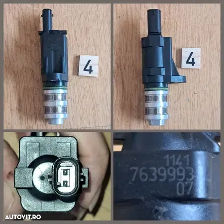 Variator camshaft motoras valvetronic senzor pozitie axa cu came actuator supapa electromagnetica solenoid electrovalva senzor konck BMW - 5