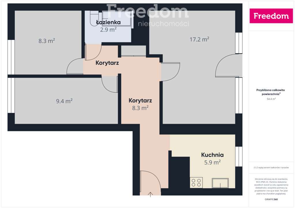 Mieszkanie w Kraśniku z balkonem - Pełny obrazek: 4/11