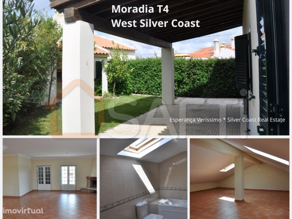 Moradia T4, com Jardim e Garagem. A 15 min. da Praia.