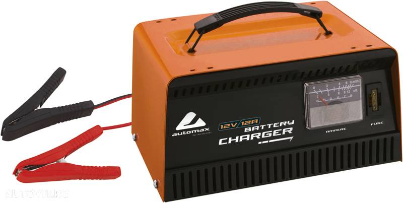 Incarcator baterie 12V 12A cu indicator incarcare a bateriei si protectie - 1