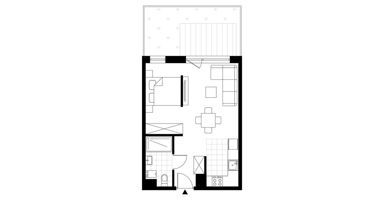 Mysłowice, Kwiatowa  | mieszkanie 1-pok. | A 0.05 - Pełny obrazek: 4/9