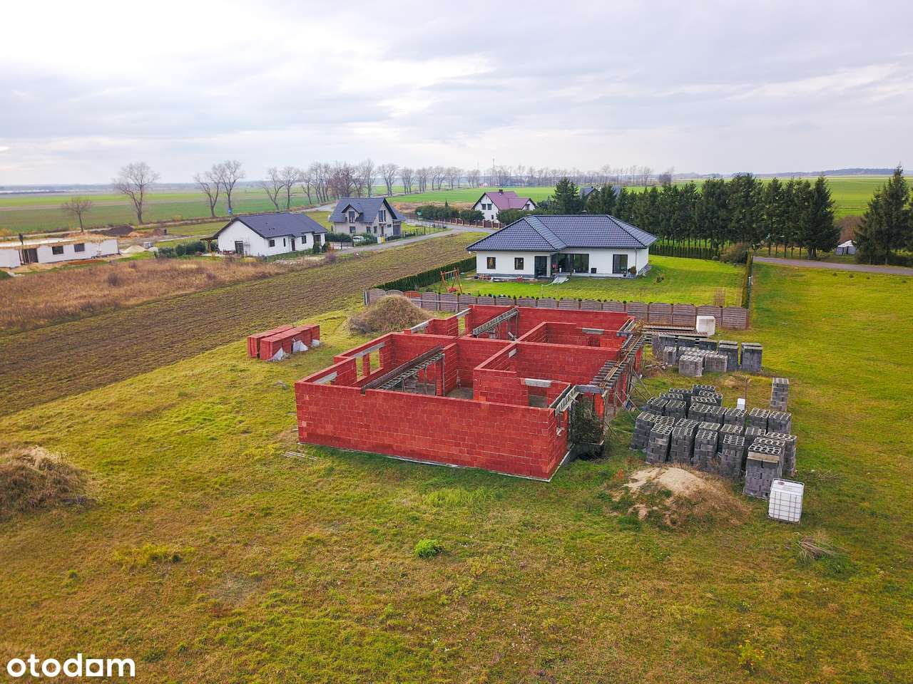 Działka z rozpoczętą budową bliźniaka -Osła - Pełny obrazek: 4/5