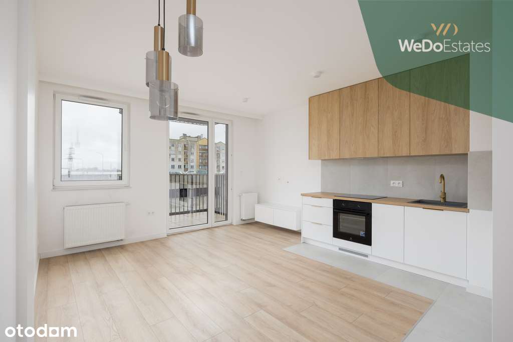 Dwupokojowe mieszkanie z balkonem - nowe!-2