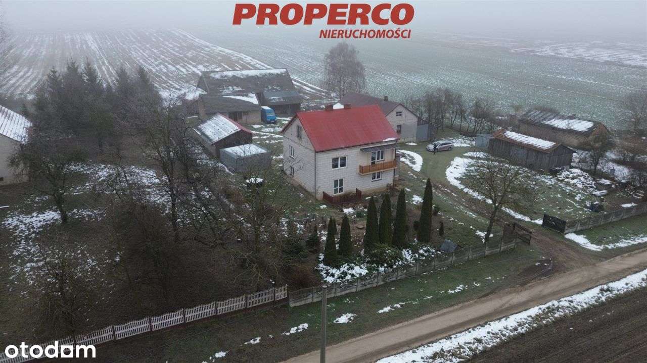 Gospodarstwo 1,83ha, dom i zabudowania, Szyszczyce