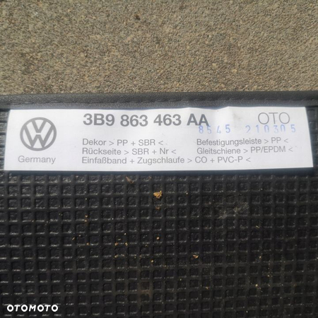 VW PASSAT B5 FL KOMBI WYKLADZINA BAGAZNIKA CZARNA - 4