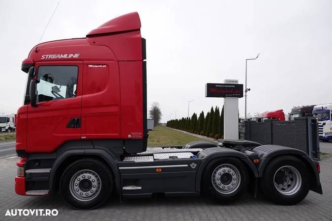 Scania R 520 / V8 / 6x2 / împingător / AXIE RIDICABILĂ - 4