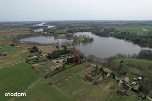 Duża działka nad jeziorem Lepaki.