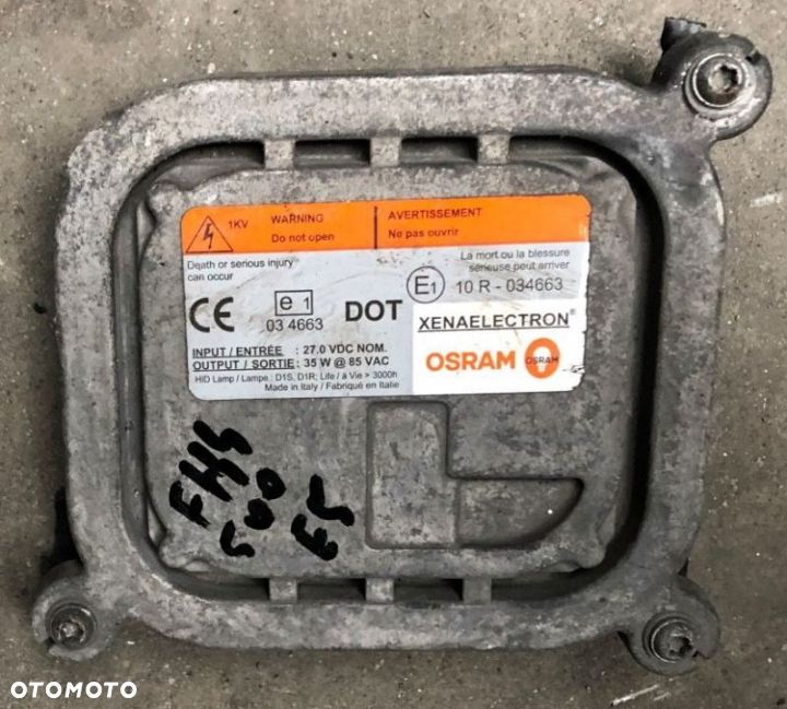 Przetwornica Osram xenon Volvo FH4 10 R - 034663 - 1