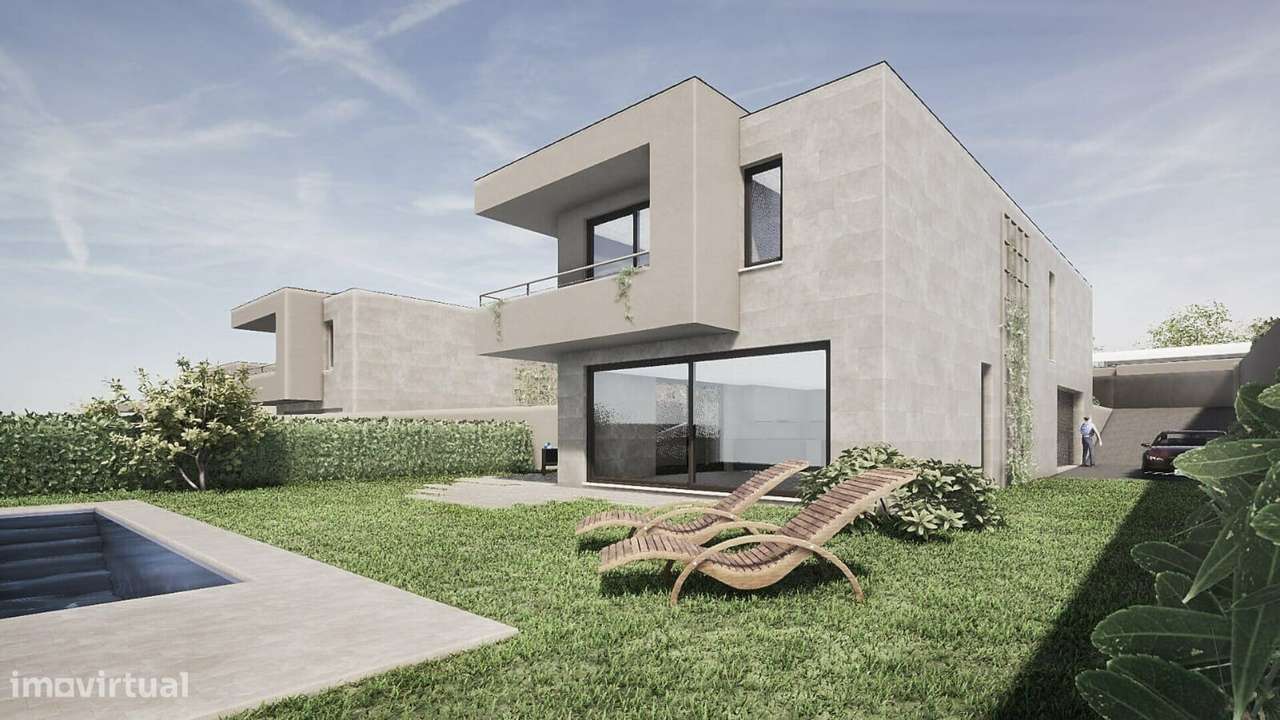 Moradias 2 Pisos  T3+1 com Piscina, em Soutelo Vila Verde - Grande imagem: 3/15