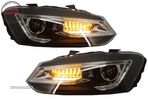 Faruri LED XENON HID VW Polo 6R / 6C / 61 (2011-2017) Devil Eye Look- livrare gratuita - 7