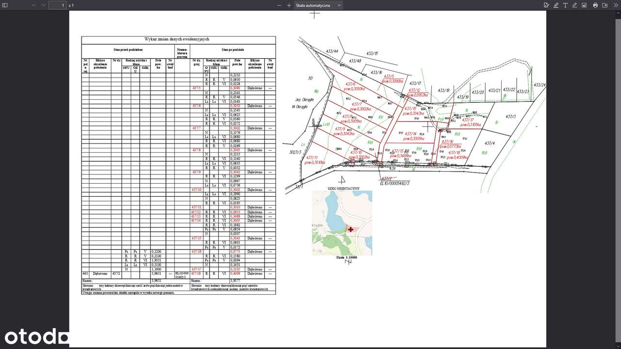 Dąbrówno | 0,30 ha nad jeziorem + inne działki w ofercie - Pełny obrazek: 4/4