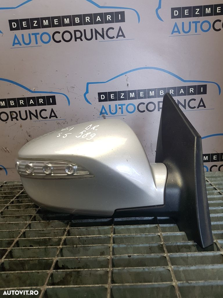 Oglinda dreapta Hyundai IX35 2010 - 2019 4 Usi ARGINTIU 9S (589) Rabatabile - 3