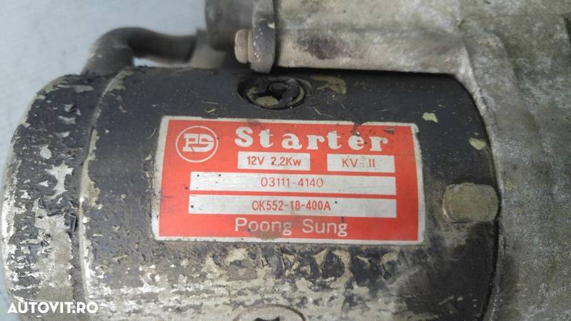 Electromotor 2.9 crdi kia carnival 1 2 03111-4140 ⭐⭐⭐⭐⭐ - 2