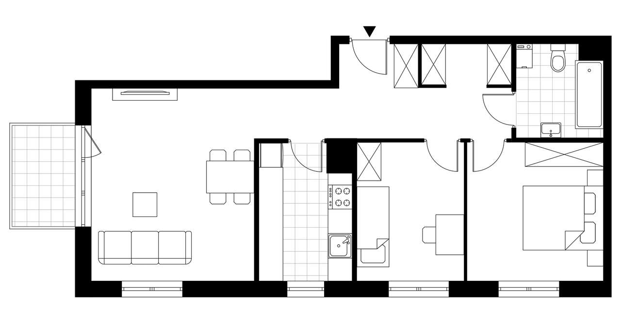 Ursus Classic | mieszkanie 3-pok. |C1_77 - Pełny obrazek: 4/9