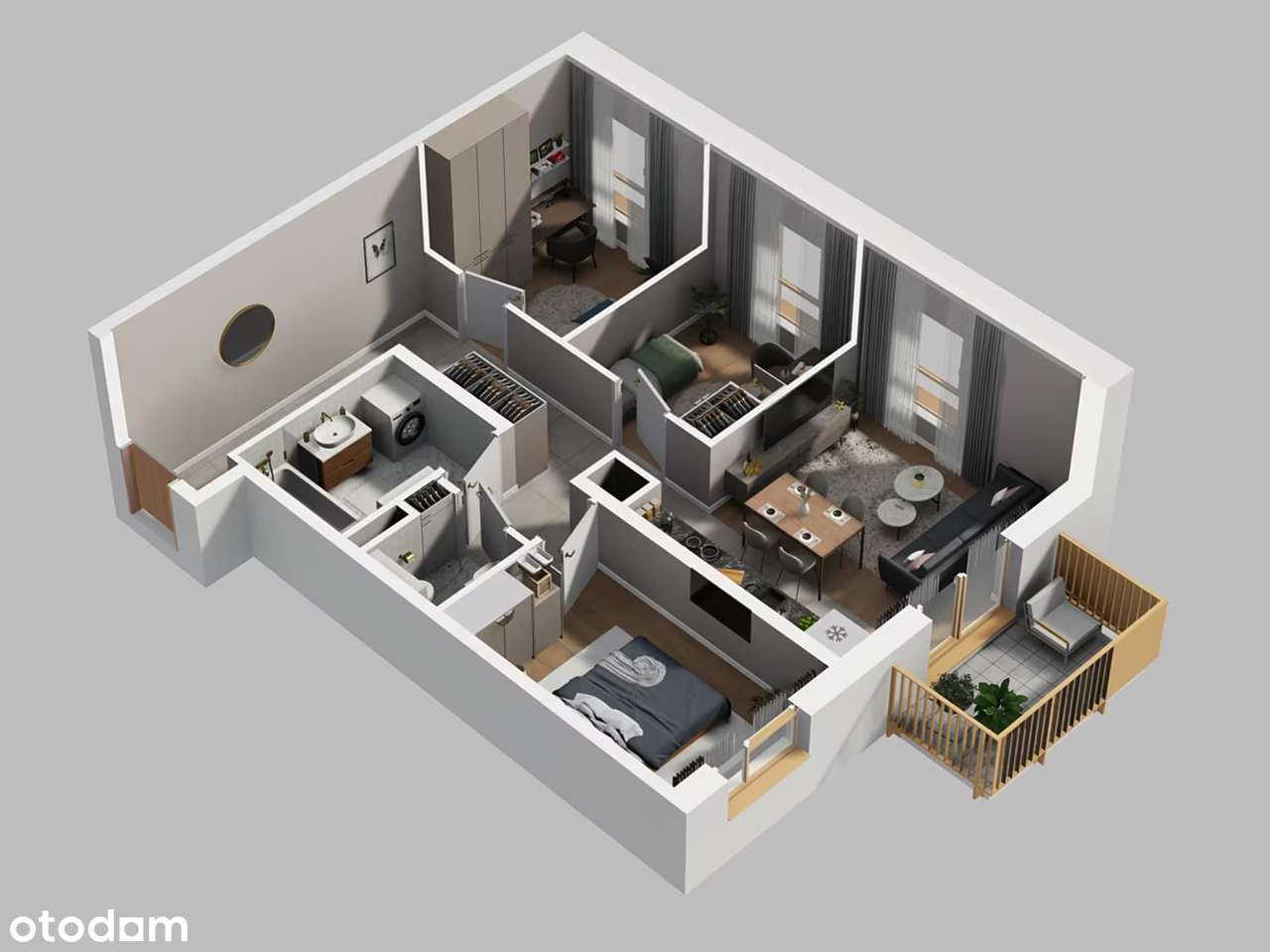 Mieszkanie z balkonem - dla rodziny– Bociana 5, północny Kraków-5