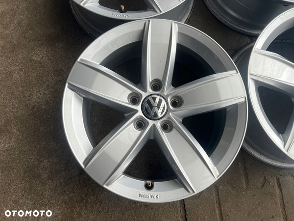 FELGI ALU VOLKSWAGEN VW 7N0 TIGUAN GOLF PASSAT 16 5X112 ET33 ORYGINALNE - 3