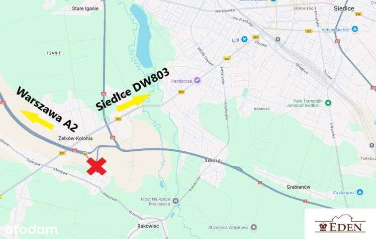 Na sprzedaż działka budowlana - Żelków-Kolonia przy ul. Dębowej 2. - Pełny obrazek: 5/7