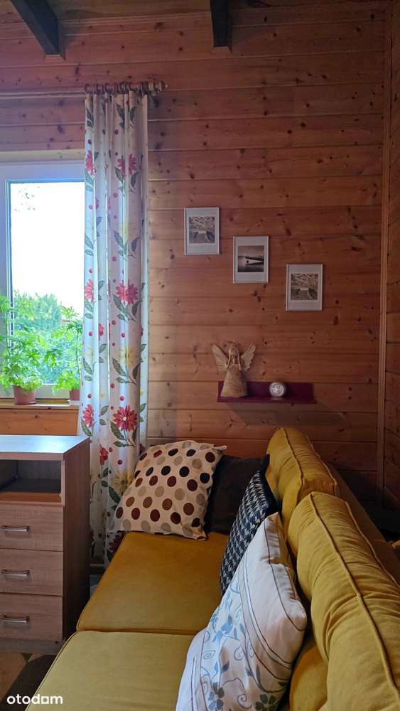 Drewniany dom, Krajobrazowy Park Wzniesień Łódzkich, Ługi-10