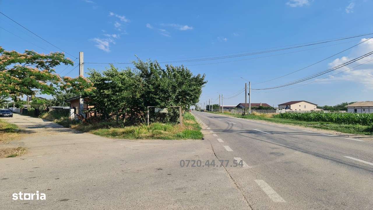 Teren Intravilan de Vanzare in Dobreni Comuna Berceni strada Asfaltata-1