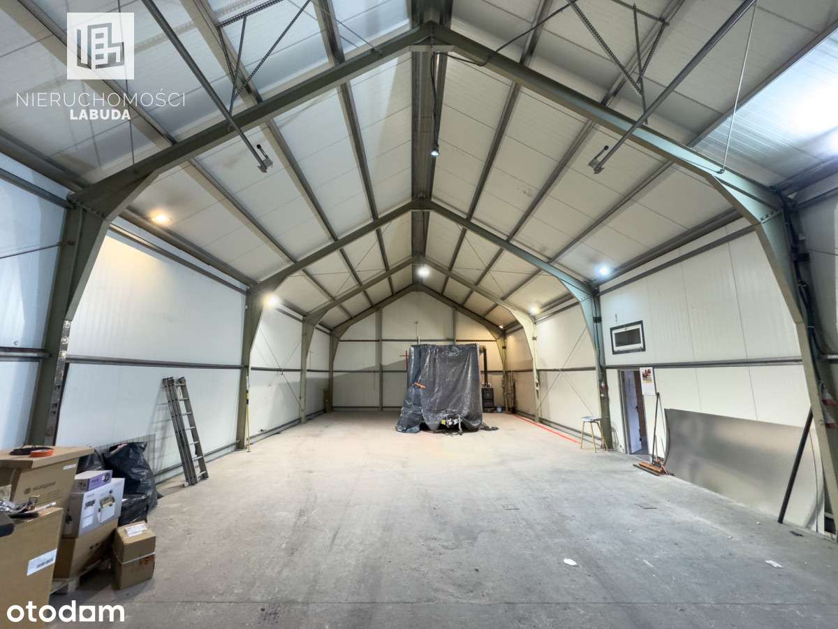 Hala 320m² przy głównej drodze w Zblewie-8
